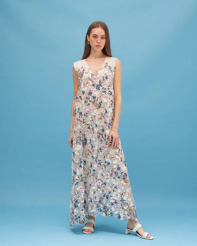 Floral Print Maxi Dress