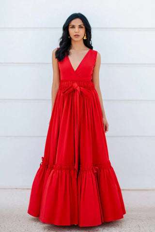 Red Maxi Dress