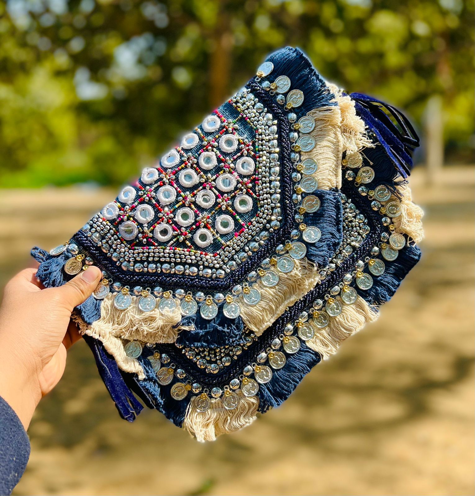 Buy Crochet Toddler Boho Purse with Fringe Online | Lisa Natural Herbal  Creations