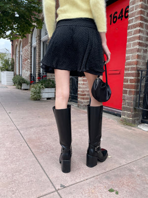 Black Mini Skirt (S) - Shops Silver