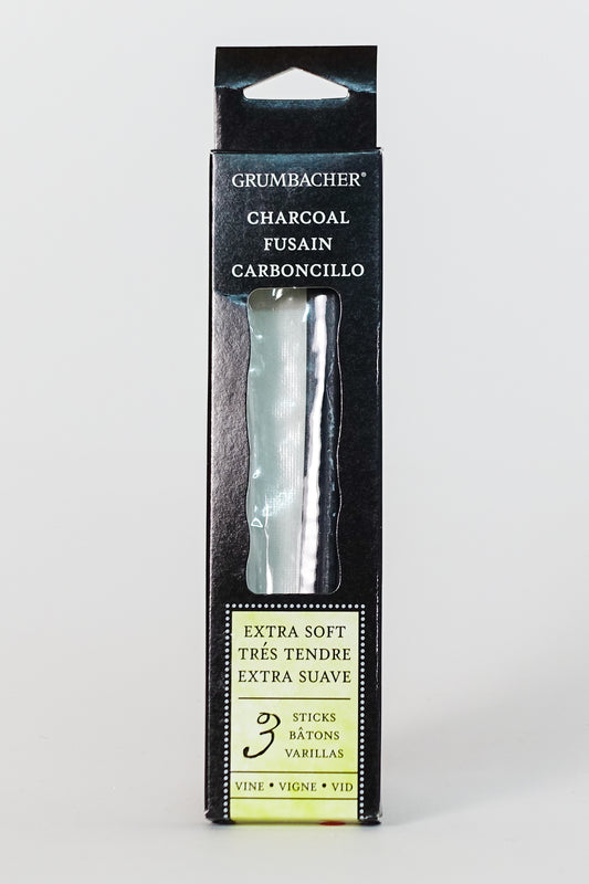 Hard Vine Charcoal (3-piece set) - Grumbacher – Mona Lisa Artists
