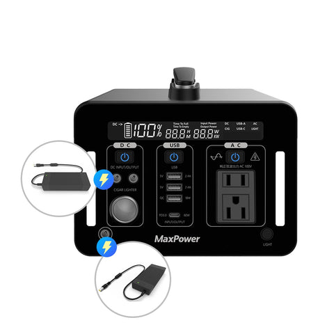 MaxPower ファンレスポータブル電源 PL1000J 1000W ver2 niwadudeals.lk