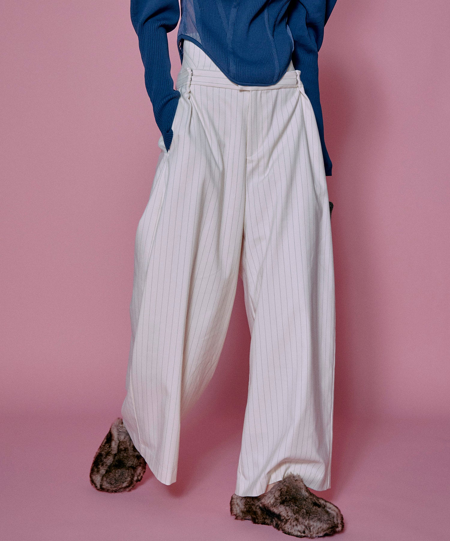 Python Wide Straight Pants