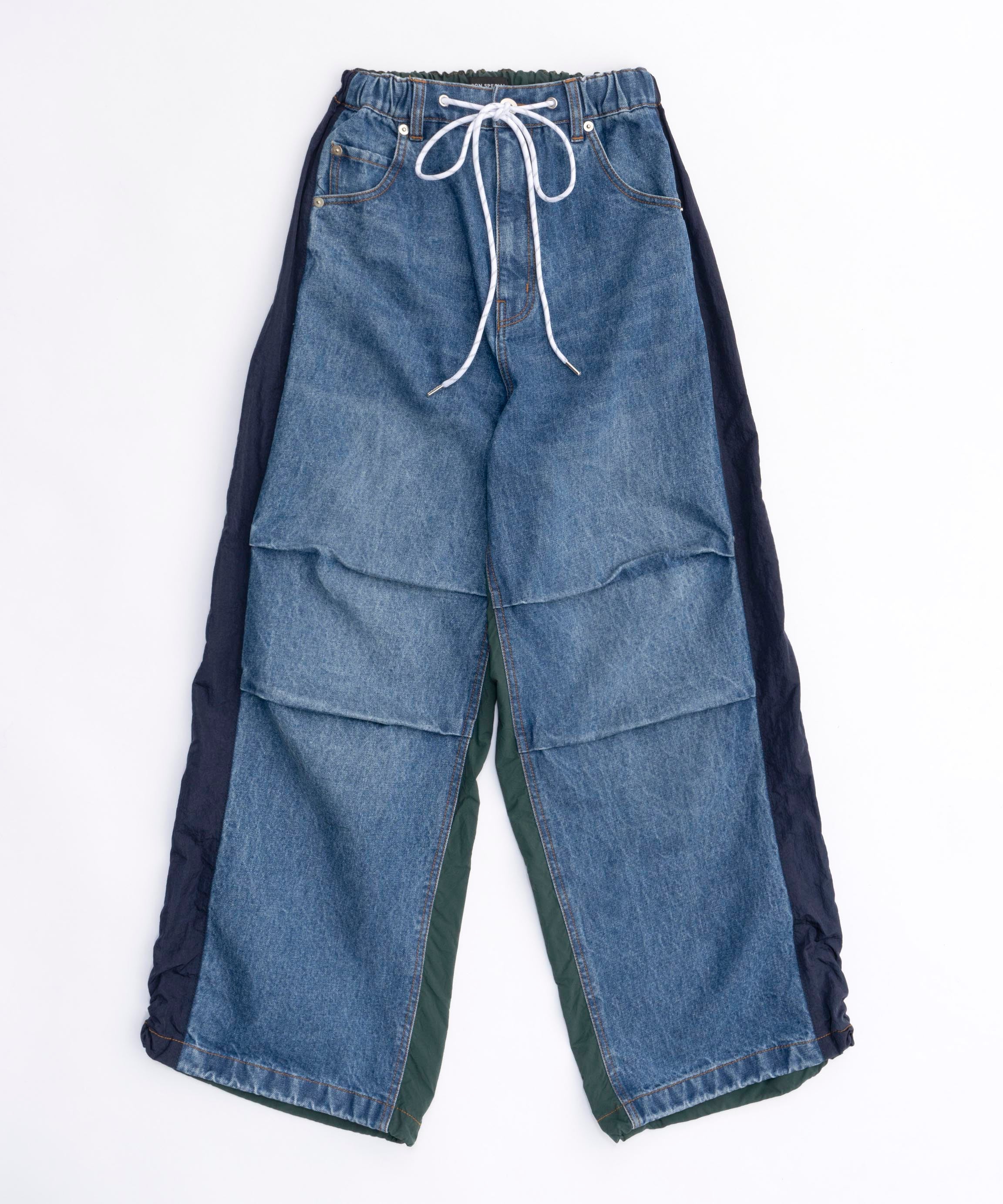 PRE-ORDER】Side Long Zip Denim