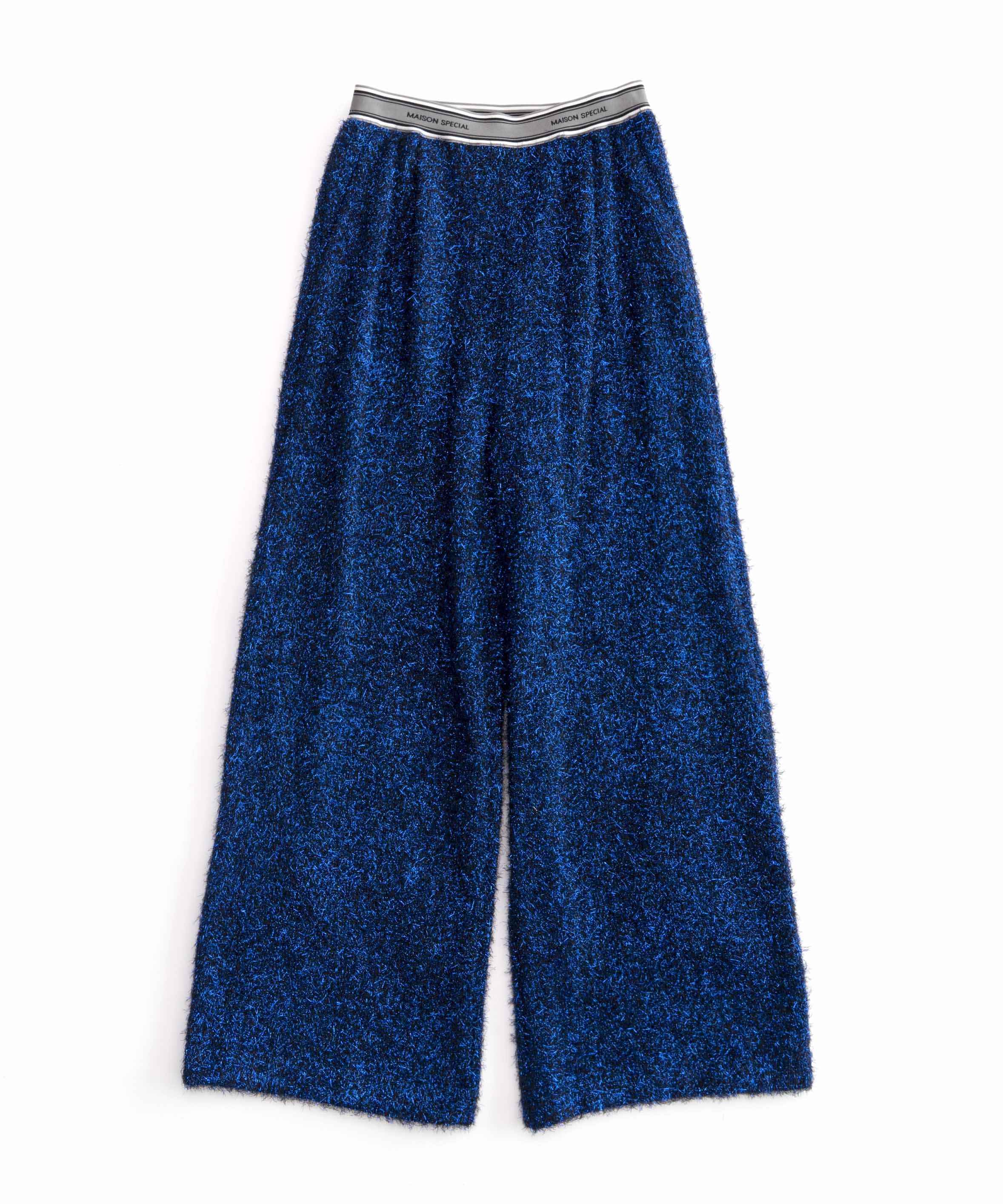 Glitter Side Line Velor Pants