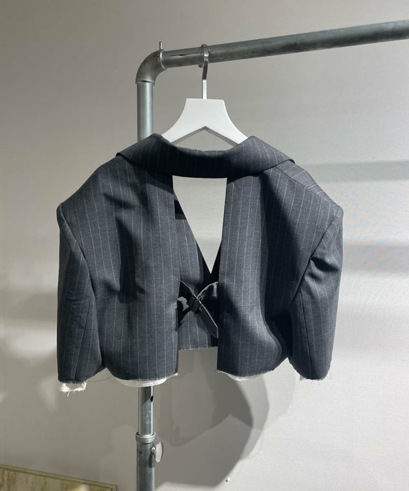 うのにもお得な Solid homme クロップド タン クロップド ジャケット