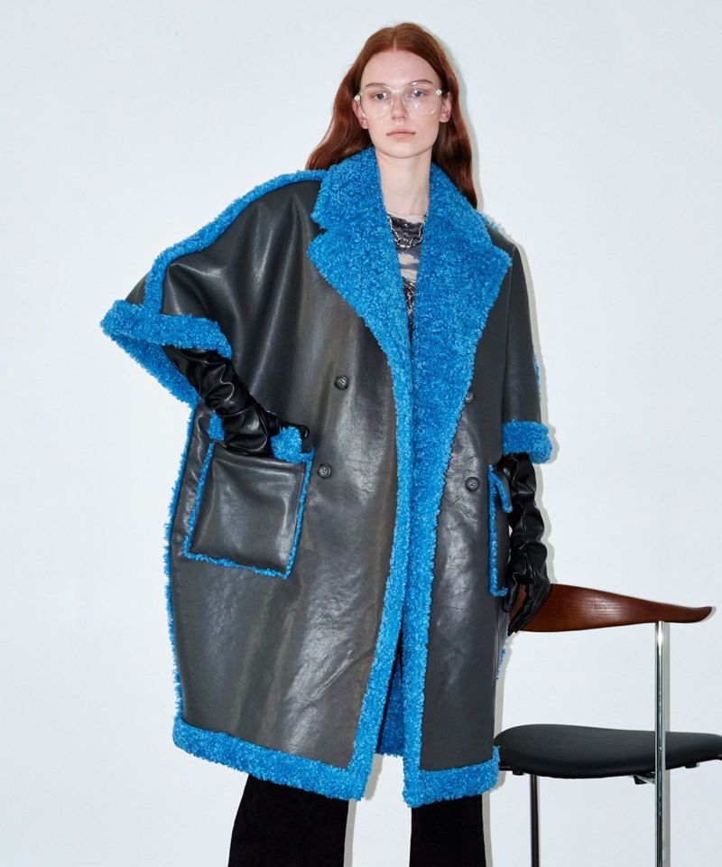 Reversible Vegan Mouton Coat