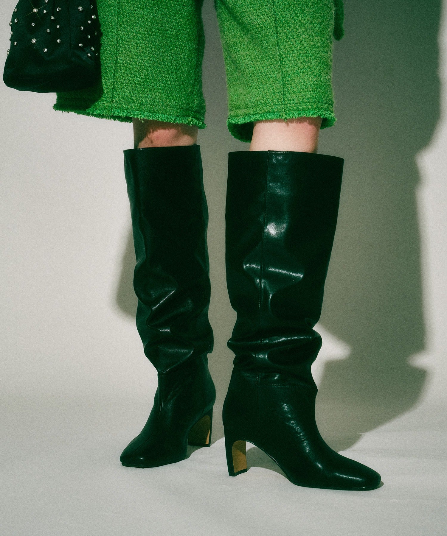 SALE】【FABIO RUSCONI】Wide Long Boots