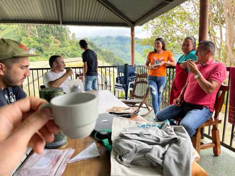 We enjoyed a few Chemex brews together after breakfast!