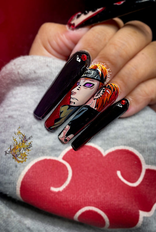 anime nail art naruto