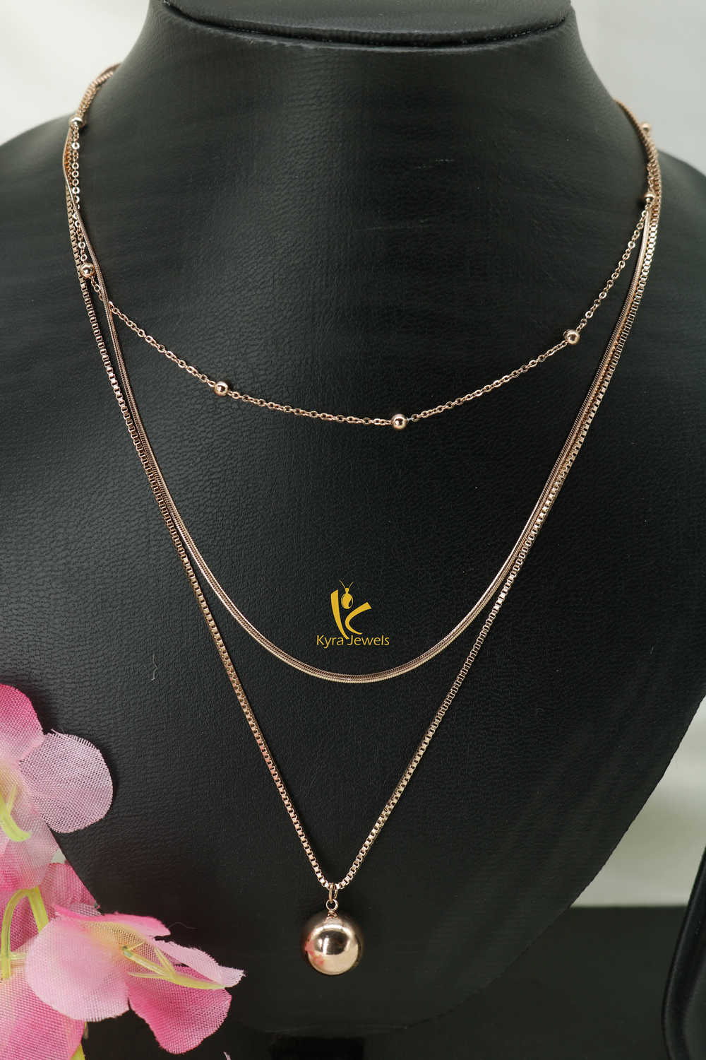 rose gold chain online