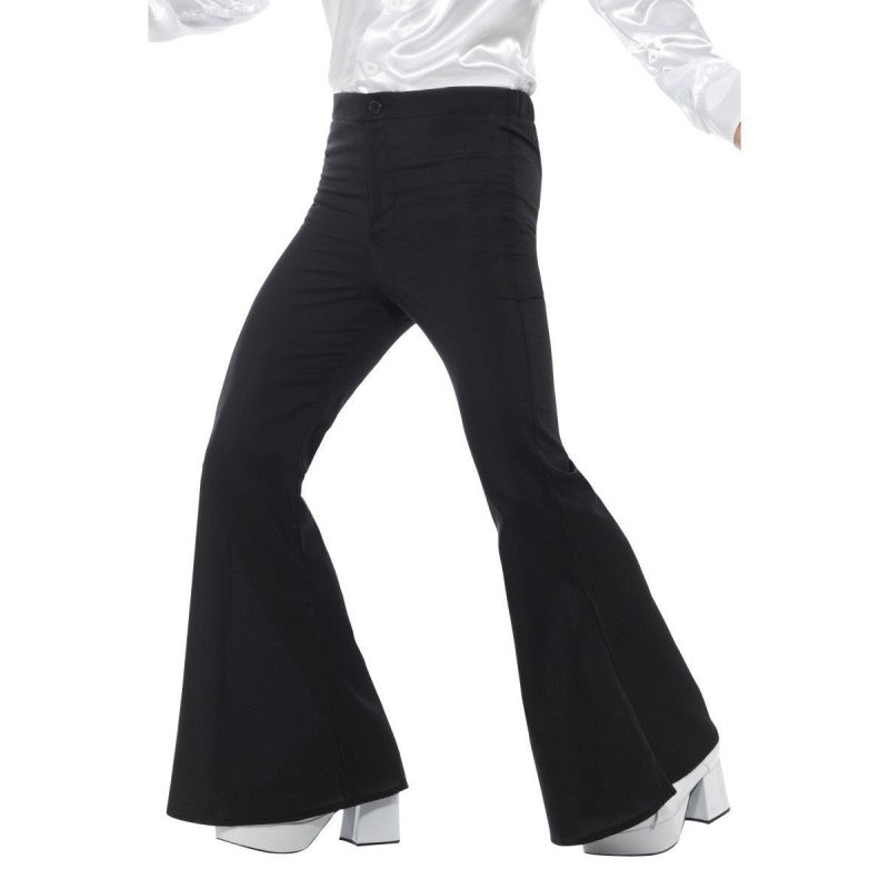 Escudero Comienzo Sensible Pantalones Negros de Hippie Años 60 para Hombre – disfracesgamar