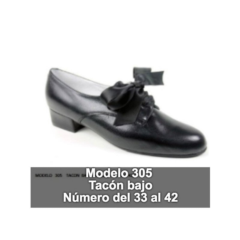 Zapato Señora Baile Tacón Bajo Tacón 3 ctm-Calzado Para Señor – disfracesgamar