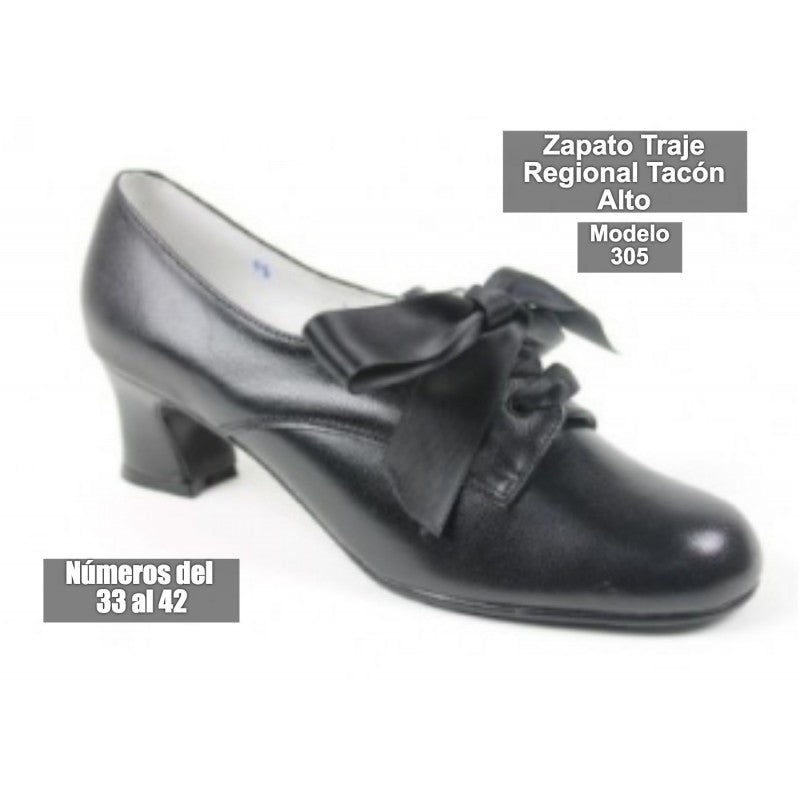 Zapato Traje Regional Tacón Alto-Calzado Mujer – disfracesgamar