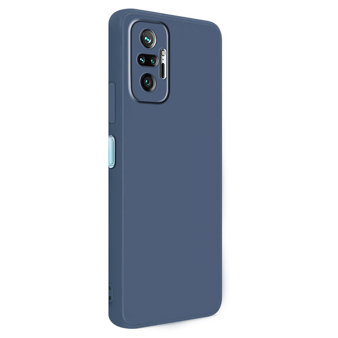 Casotec Shockproof Matte Liquid Silicone Case With Camera Protection Flexible Back Cover 0192