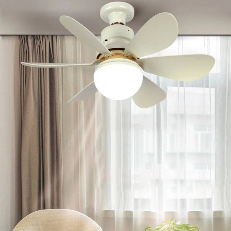 Product Image for Zeitgenössische kreative PC ABS Nylon Acryl Blume LED Semi-Flush Mount Deckenventilator Licht für das Wohnzimmer, 40W / Weiß / 220V-240V Für UK/AU