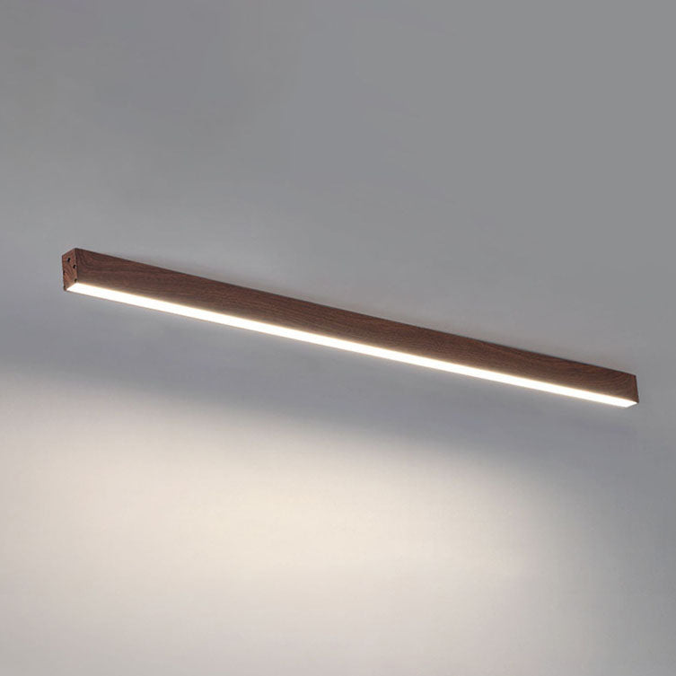 Product Image for Frendorf | LumiGrain Minimalist LED Deckenleuchte mit Holzoptik | Aluminiumstreifen | Warmes, neutrales & weißes Licht | Moderner Stil, Klein(60cm) / 