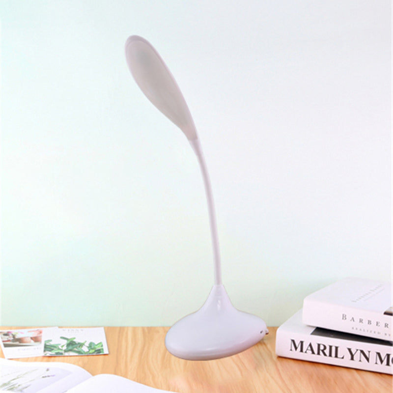 Product Image for Drehbarer Arm LED Stehschreibtischlampe Blau/Weiß USB-Lade Leselicht für das Studium, Weiß