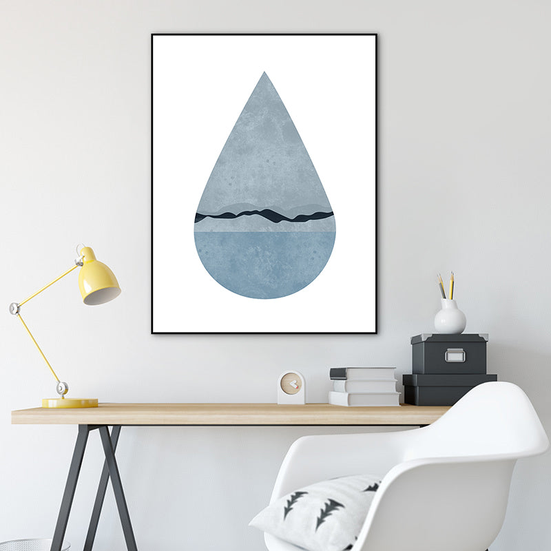 Product Image for Frendorf | Vast Sea Landscape Eingewickelt Leinwand Skandinavisch Texturierte Zuhause Galerie Wand Kunst Print, Blau / 12" x 16"