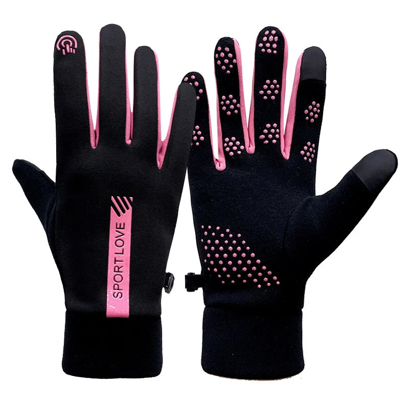 Product Image for Frendorf | Wasserdichte Finger-Touchscreen-Handschuhe mit rutschfester, kälteresistenter Eigenschaft, Rose (Dame)