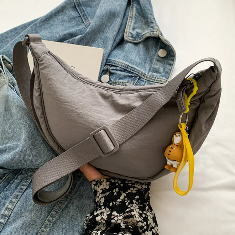 Product Image for Frendorf | Haze Bag️ | Die modische Knödeltasche für ein modisches Outfit, Grau / Gelb