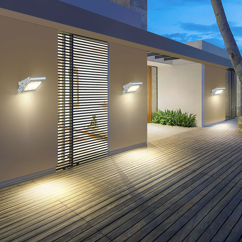 Product Image for Panel LED Spotlight Wandlicht Einfachheit Aluminium Innenhof Wandleuchte Beleuchtung in Silber