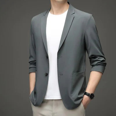 Product Image for Frendorf | Leichter Sommer-Blazer für Männer, Dunkelgrau / 3XL