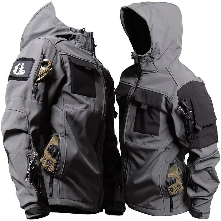 Product Image for Frendorf | Wasserdichte Winterjacke für Herren - Erkunde den Winter, Grau / L