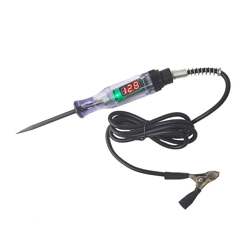Product Image for Frendorf | Auto Lkw Schaltkreis Teststift, Schwarzes Drahtdigitaldisplay (3-24V)
