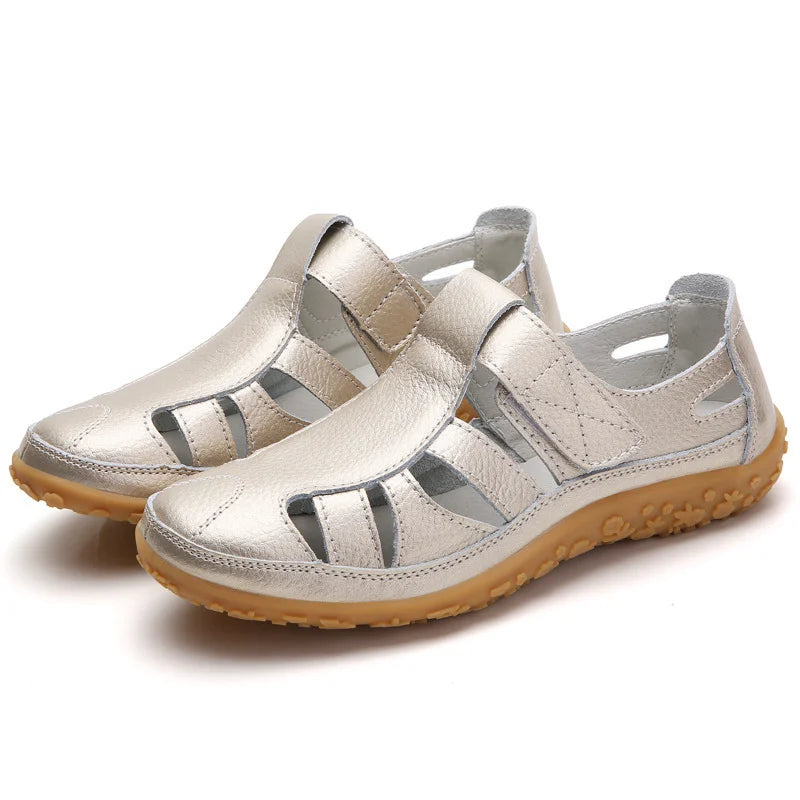 Product Image for Frendorf | Orthopädische Retro-Sandalen | Anti-Rutsch, Goldene / 42