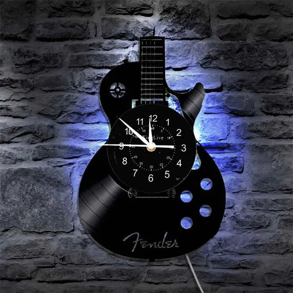 Product Image for Guitar Hero Wanduhr - Musikalisch und Kreativ, Mit LED