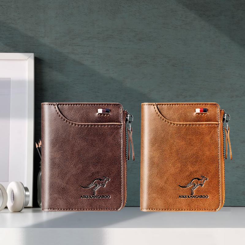 Product Image for Frendorf | RFID-blockierende Geldbörse für Herren, Khaki + Braun
