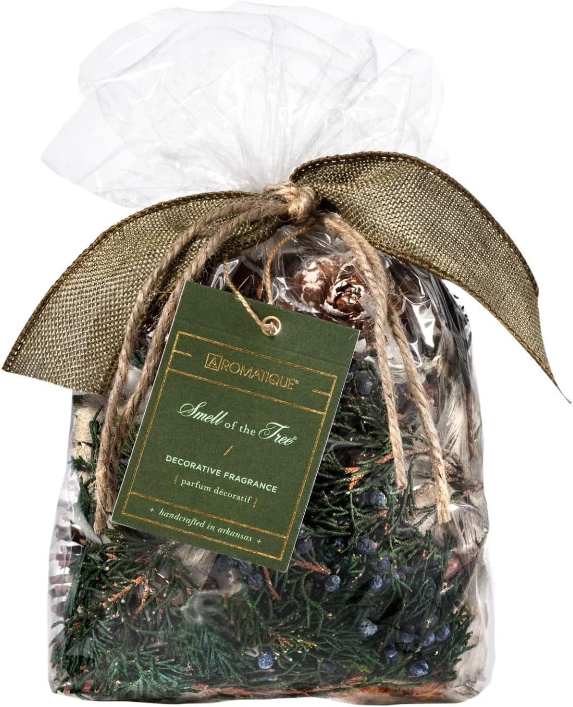 Product Image for Frendorf | Aromatique der Duft von Baum Potpourri Beutel 8Unzen - Dekorative Raumduft, Perfekte Winter Weihnachtsdekoration Kiefernnadel 