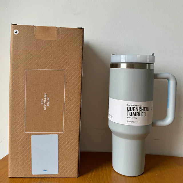 Product Image for Thermix Thermobecher – Getränke den ganzen Tag heiß oder kalt genießen, Grau-Blau
