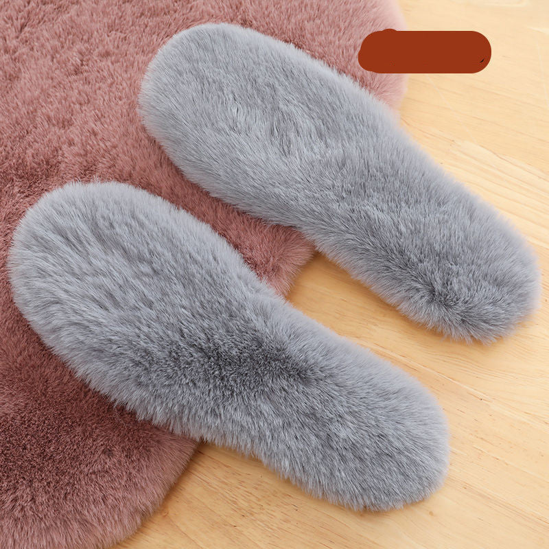 Product Image for Frendorf | Winter Schaffell Einlegesohlen Wolle Warm, Rauchgrau / 36 / 1 Stück