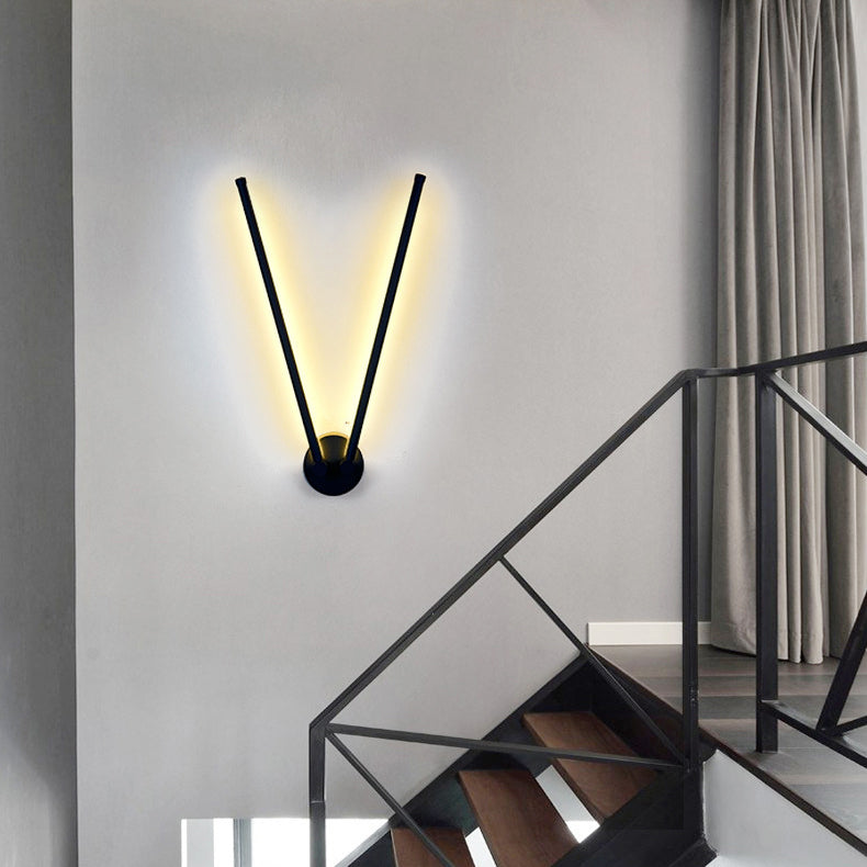 Product Image for Modern Minimalist Rotierbare 270° Schwarze Langlinie Aluminium LED Deckenleuchte für Flur, Klein / Warm Light(3000K) / 220V-240V Für UK/AU