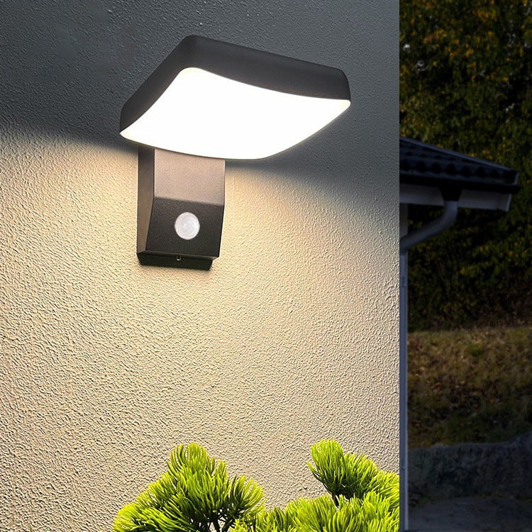 Product Image for Frendorf | LumaWave LED Wandleuchte | Wasserdicht | Minimalistisches Design | Bewegungsmelder | Für Außenbereich, Bewegungsmelder - Quadratisch / 