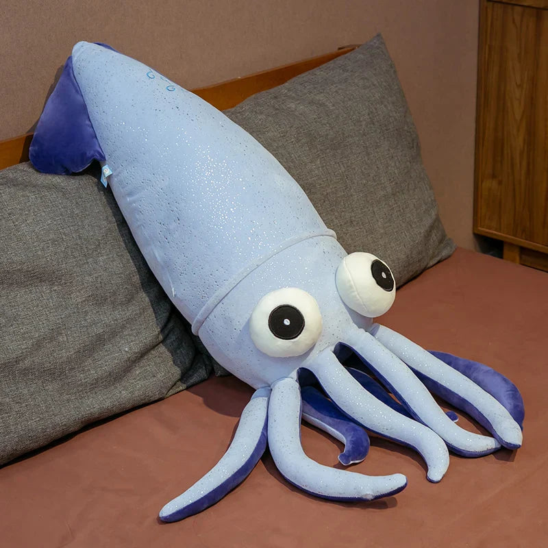 Product Image for Frendorf | Jumbo Huggable Squid Softie Plüschspielzeug, blau / 130cm / 51.18in