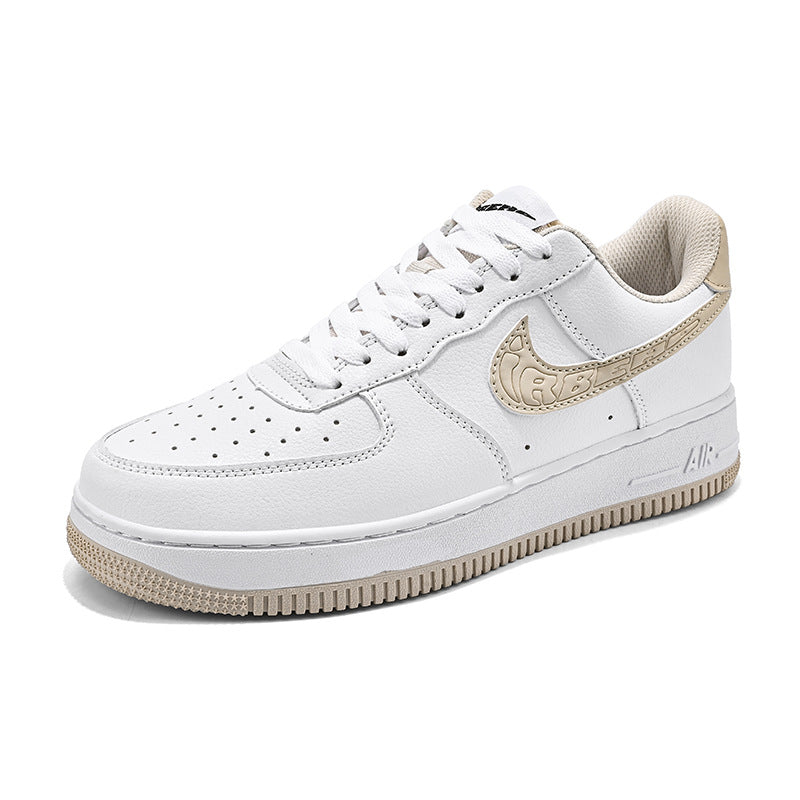 Product Image for Frendorf | Damen Low-Top Dunk Trendy Sneaker Casual Air Force Nr. 1 AF Board Schuhe AJ weiße Schuhe, Weiße Garcinia / 39