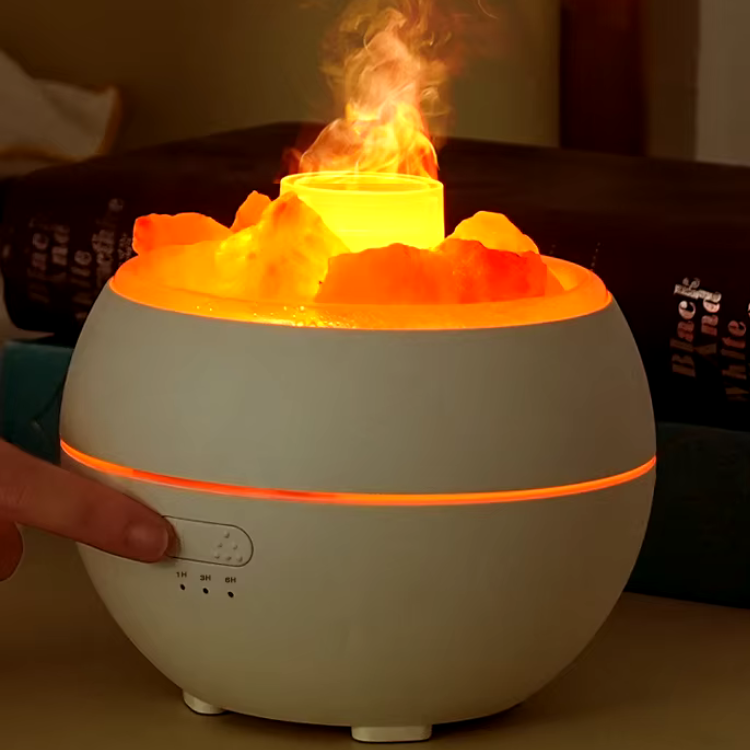 Product Image for Salzlampe Diffusor - 3-in-1 ätherischer Öldiffusor, Himalaya-Salzlampe & Luftbefeuchter