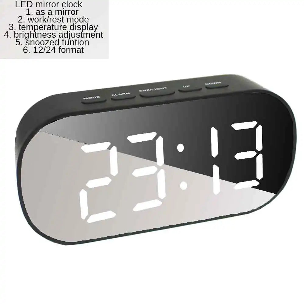 Product Image for Kurvenbildschirm Digitaler Wecker, B-Schwarz