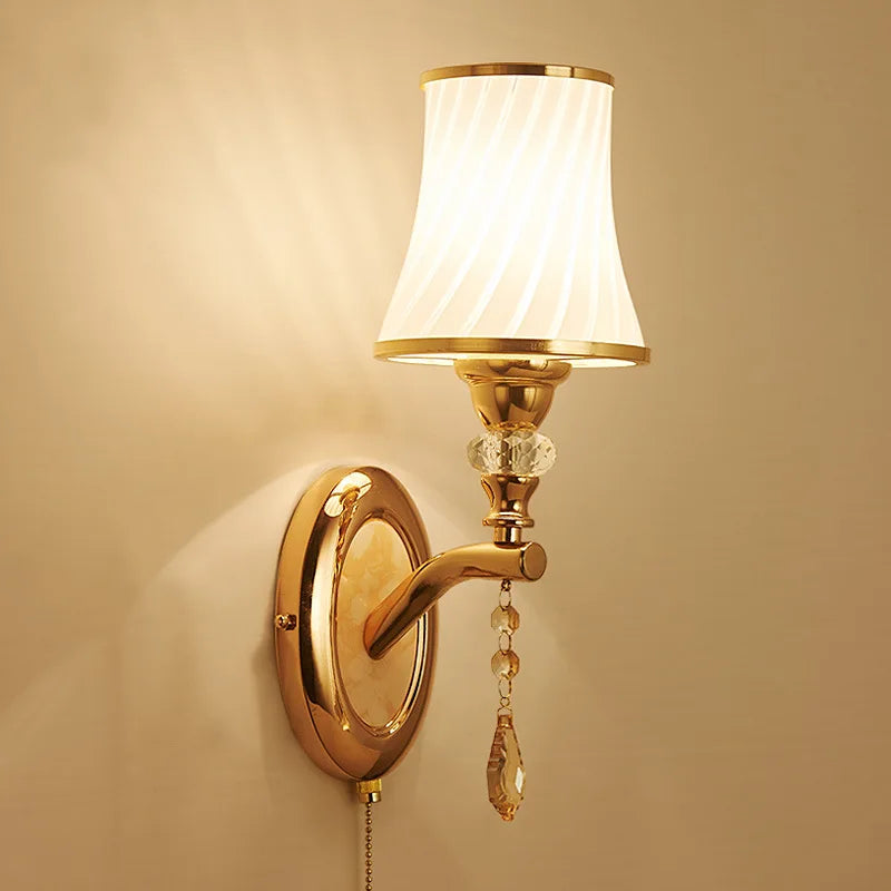 Product Image for Moderne LED Wandleuchte Kristalllampenschirm Licht für Badezimmer Schlafzimmer Wohnzimmer Inneneinrichtung Wandlampen für Wohnraumdekoration, 109-1 / 