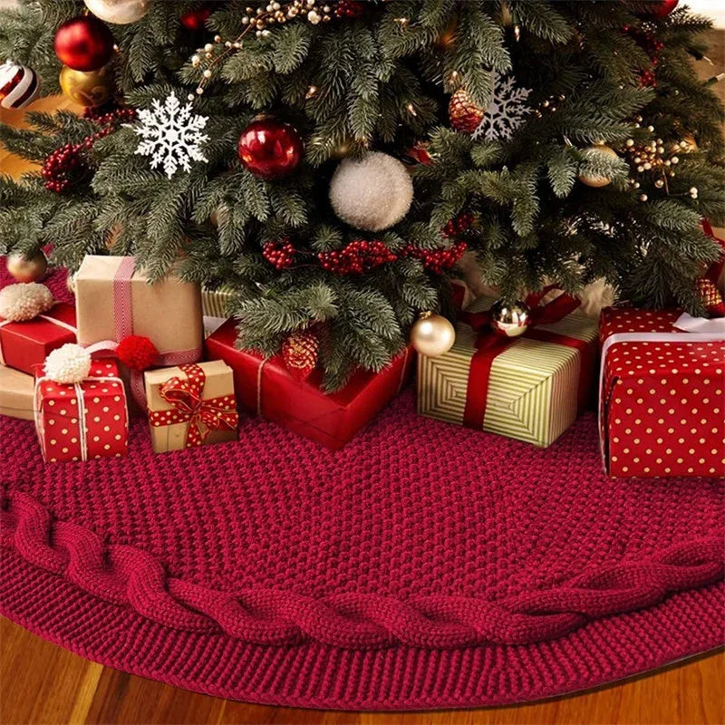 Product Image for Frendorf | Weihnachtsbaumrock gestrickt, Rot / 24 Zoll