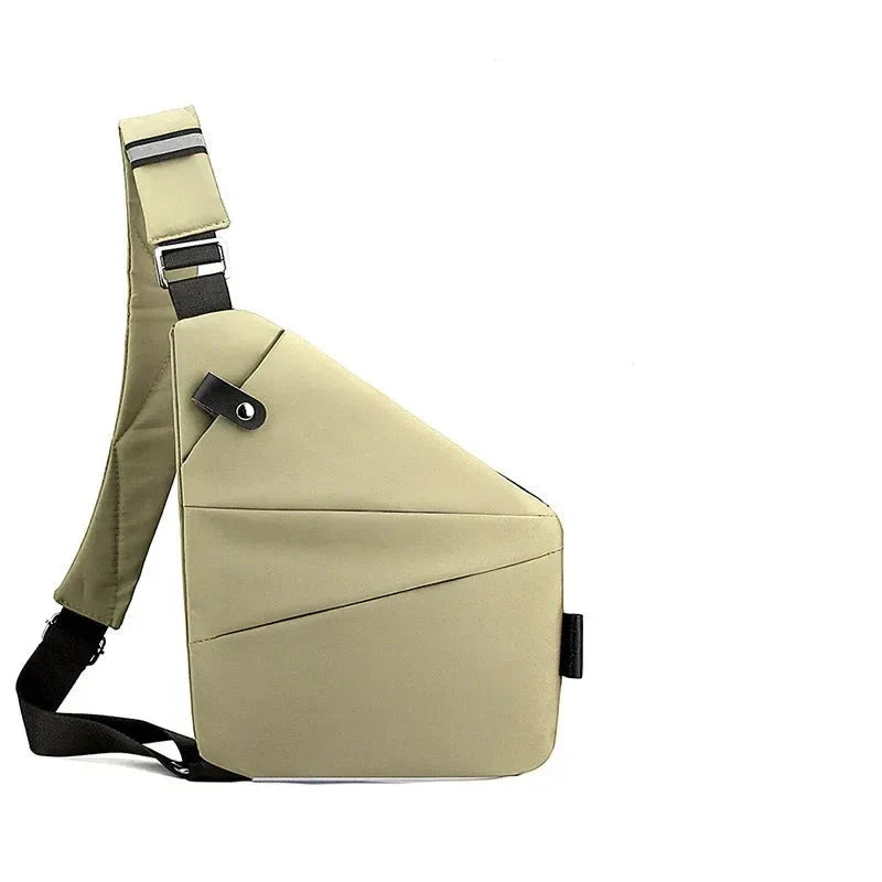 Product Image for Frendorf | Diebstahlsichere Tasche – Ihr ultimativer Reisebegleiter, Linke Schulter – Khaki