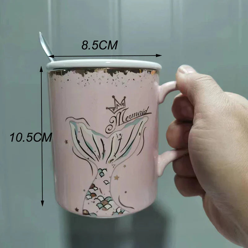 Product Image for Frendorf | CupBuddy Niedliche Cartoon-Keramiktasse | Kaffeetasse & Milchteebecher | Frühstückstasse als Geschenkidee & Trinkgeschirr, Ich / 1 Stück