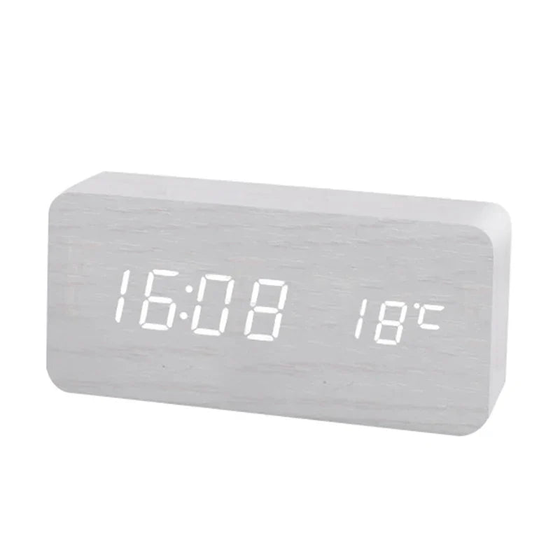 Product Image for Frendorf | WoodTime – Natürliche Holz Digitaluhr, Weiß