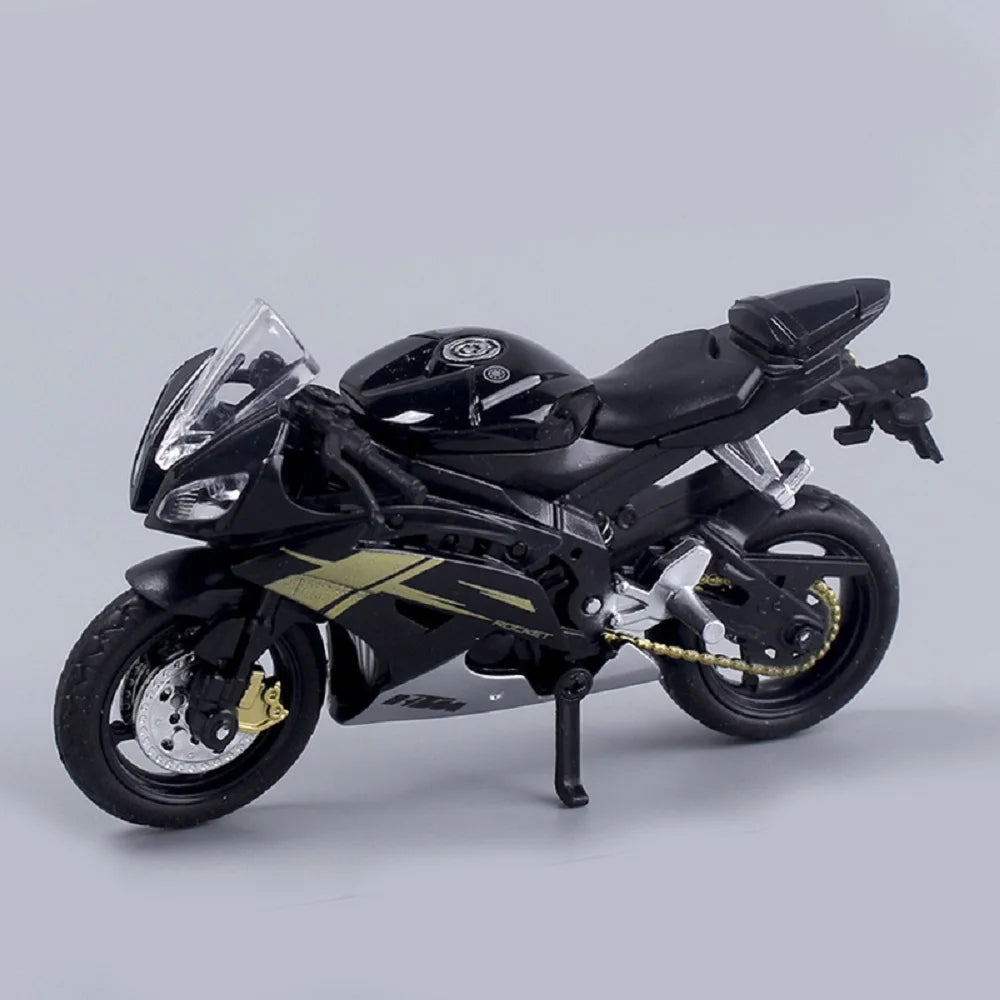 Product Image for 1:18 Maßstab Yamaha R6 Legierungsroller Sportbike Figuren Diecasts Kinder Spielzeug Motorrad Rennmodell Nachbildungen Sammlergeschenk für Jungen, 