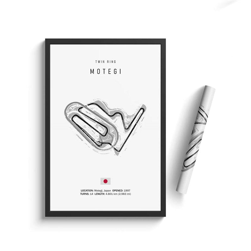 Product Image for Formel 1 (F1) Rennstrecke Leinwandbild F1 Dekor, 50x70cm ohne Rahmen / 24
