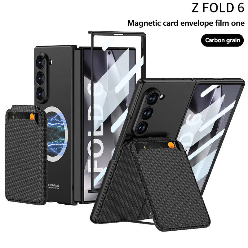 Product Image for Frendorf | All-in-1 Z Fold 6 MagSafe Brieftaschenetui, Kohlenstoffmaserung / Samsung Z Fold 6