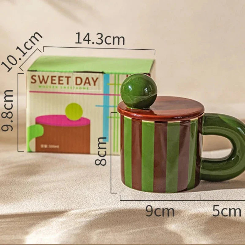 Product Image for Retro 70er Tasse, Grün / 301 - 400 ml